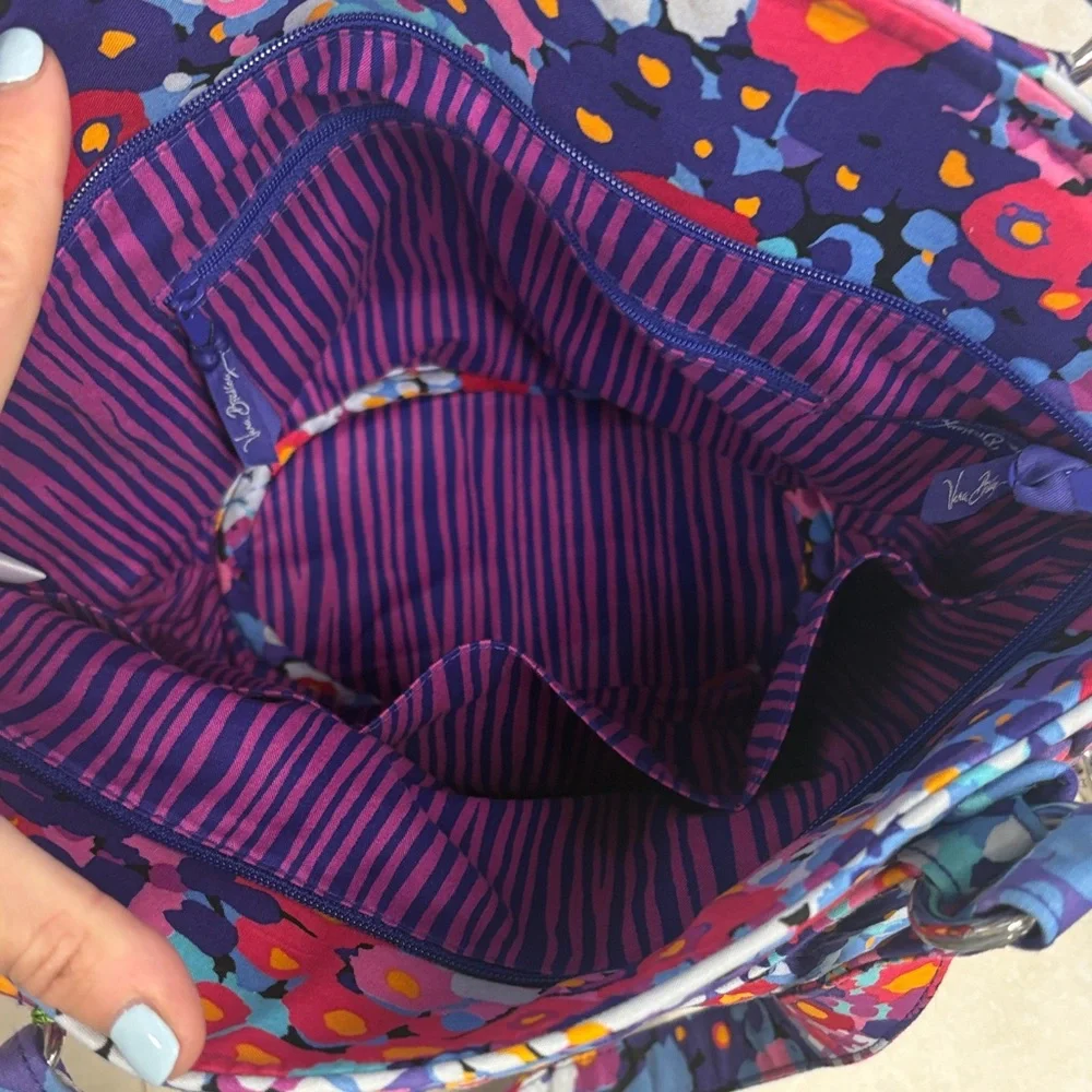 Vera Bradley Colorful Patchwork Tote & wallet - Picture 9 of 12